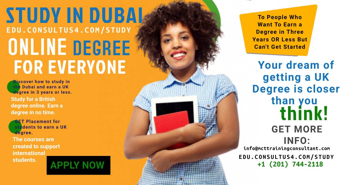 How to study in UAE and get a UK Degree Certificate MCT Training